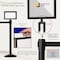 Montour Line Stanchion Post Top Sign Frame 7 x 11 in. H Black Steel HDSF-711-H-BK - alternate 2